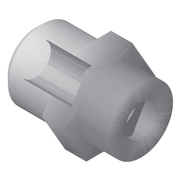 ESX Straight Backshell M12×1.0 with Strain Relief