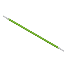 ESX Hookup Wire 20 AWG PVC Green/Yellow (earth) (UL 1007 type)