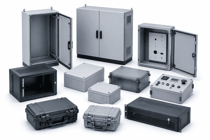 Enclosures, Cabinets & Panels